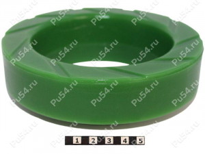 Rear shock absorber strut spacer (top), 20 mm, Product Code 3-12-0262, Polyurethane, PW54/K80/светло-зеленый, Image №1