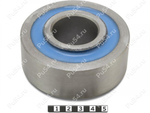 Agricultural machine silent block 96х40, Product Code 333-06-012, Polyurethane, PU54/M71/orange, Image №1