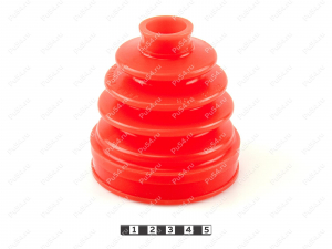 CV-joint dust boot (inner), front suspension, Product Code 22-05-008, Polyurethane, PU54/M71/orange, Image №3
