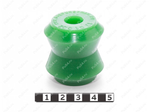 Lateral rod bushing (small)., Product Code 17-01-002, Polyurethane, PU54i/K72/темно-оранжевый, Image №2