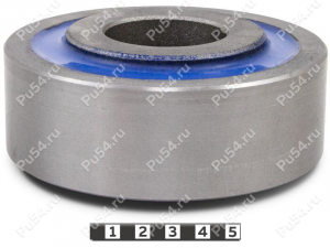 Silent block D 106 x d 40 x h 44, Product Code 333-06-037, Polyurethane, PU54/M87/blue, Image №1