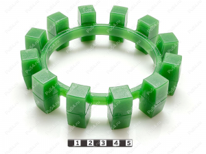 POLY-NORM 75 вставка муфты KTR, эластичная, Product Code 33-99-9064, Polyurethane, PU54i/K80/темно-зеленый, Image №1