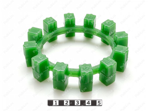 POLY-NORM 55 вставка муфты KTR, эластичная, Product Code 33-99-9062, Polyurethane, PU54/M80/зеленый, Image №1