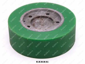 Колесо D 300 x d 193 x H 100 (восстановление), Product Code 333-01-1097, Polyurethane, PU54Q/E80/зеленый, Image №1