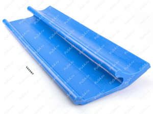 Snowcat track leveller 250*690 mm (cutter finisher), Product Code 90-00-031, Polyurethane, PU54i/K87/синий, Image №1
