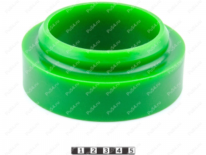 Spring spacer, rear suspension (lift +30 mm), Product Code 1-12-1803, Polyurethane, PU54/M80/green, Image №1