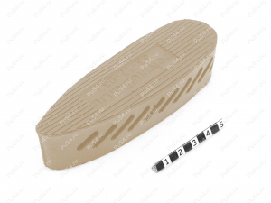 Recoil pad 122*38, 25mm, Product Code 33-17-037, Polyurethane, PU54/M71/black, Image №3