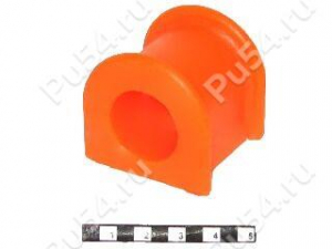 Stabilizer bushing, front suspension., Product Code 1-01-809, Polyurethane, PU54i/K72/темно-оранжевый, Image №1