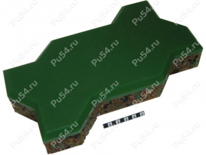 Paving tile "Wave", Product Code 34-05-006, Polyurethane, Image №1