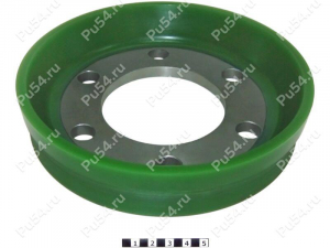 Concrete pump plunger, Product Code 378-00-016, Polyurethane, green, Image №1