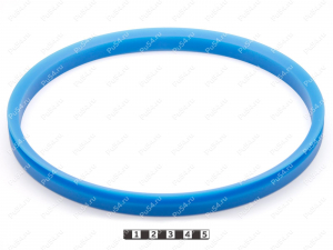 Роторное уплотнение V-208:  d=200; C=8; A=10; B=15, Product Code 33-78-119, Polyurethane, PU54/M87/синий, Image №1