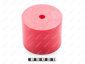 Втулка D75 x d11 x H60, Product Code 33-01-1894, Polyurethane, PU54/K65/красный, Image №1