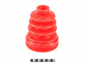 CV-joint dust boot (outer), front suspension, Product Code 8-05-012, Polyurethane, PU54/E72/red, Image №2