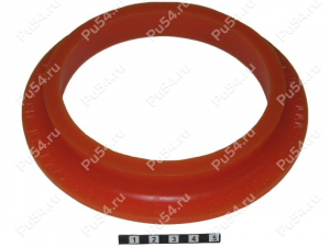 Spring spacer, rear suspension (upper)., Product Code 2-12-126, Polyurethane, PU54i/K72/темно-оранжевый, Image №1