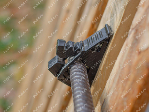 Shovel holder small (2 bolt holes, cross), Product Code 33-20-027, Polyurethane, black, Image №6