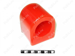 Stabilizer bushing (central) ., Product Code 14-01-011, Polyurethane, PU54i/K72/темно-оранжевый, Image №1