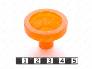 Пыльник D 28 х d 10 х H 25, Product Code 31-05-017, Polyurethane, PU54/M72/оранжевый, Image №2