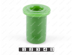 Spring bushing, rear suspension (spring), Product Code 26-10-005, Polyurethane, PU54/M80/зеленый, Image №1