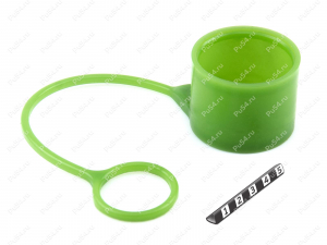Hydraulic hose tip dust boot, 47 mm diameter, Product Code 0-00-9721, Polyurethane, PU54/M80/зеленый, Image №2