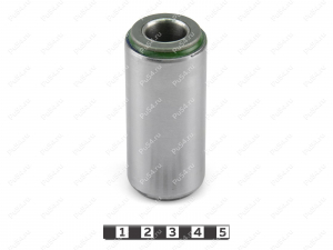 Spring rear silent block, pressed-in, Product Code 4-06-6311, Polyurethane, PU54/M80/зеленый, Image №1
