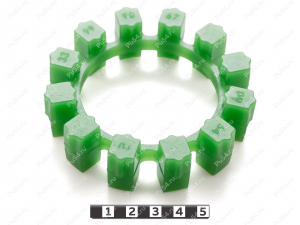 POLY-NORM 48 вставка муфты KTR, эластичная, Product Code 33-99-9067, Polyurethane, PU54/M80/зеленый, Image №1