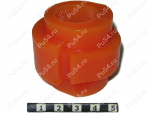 Stabilizer bushing, front suspension, ID=24.8 mm, Product Code 22-01-2193, Polyurethane, PU54i/K72/темно-оранжевый, Image №1