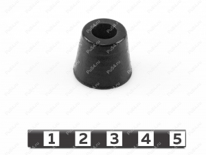 Feet bumper (polyurethane), Product Code 33-99-9032, Polyurethane, PU54/M80/черный, Image №1
