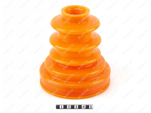 CV-joint dust boot, Product Code 1-05-033, Polyurethane, PU54/E72/red, Image №1