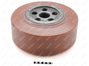 Колесо штабелёра D 190 x d 105 x H 82 (восстановление), Product Code 333-01-1075, Polyurethane, PU54Q/E90/коричневый, Image №1