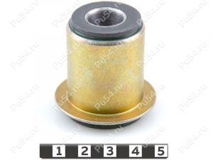 Hub silent block, rear suspension (pressed-in), Product Code 22-06-0121, Polyurethane, PU54/M80/green, Image №1