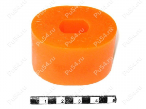 Shock absorber lower bushing, front and rear suspension (top)., Product Code 1-03-075, Polyurethane, Image №1