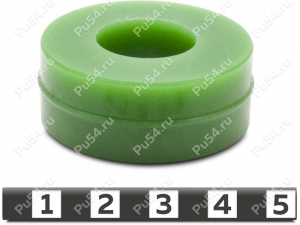 Shock absorber upper bushing, rear suspension, Product Code 1-03-077, Polyurethane, Image №1