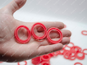 Сальник манжета ДУ 24,7мм ELAFLEX ED 079 PU LT низкотемпературный, Product Code 78-00-212, Polyurethane, PU54/E92/красный, Image №3