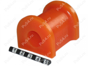 Stabilizer bushing, rear suspension, ID=18,5 mm, Product Code 15-01-3194, Polyurethane, Image №1