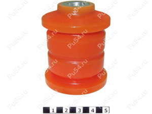 Control arm outer silent block, rear suspension, Product Code 15-06-131, Polyurethane, Image №1