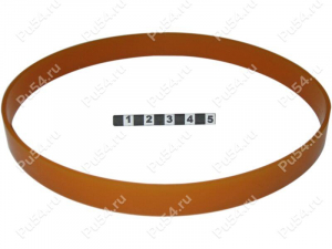 Fastener D 140 x h15 x S2, Product Code 33-01-084, Polyurethane, PU54/K65/black, Image №1