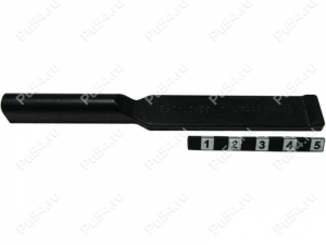 Horsewhip flap, Product Code 33-01-093, Polyurethane, PU54/M71/black, Image №1