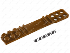 Fixing strap with clasp (small), Product Code 33-00-0721, Polyurethane, brown, Image №11
