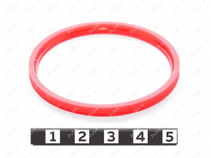 Грязесъемник РМ25.ИТ.J121-002.30 55,6*49*4, Product Code 33-78-381, Polyurethane, PU54/M92/красный, Image №1