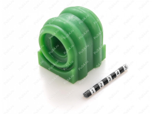 Втулка стабилизатора передней подвески,  ID =19,3/17,5 мм, Product Code 12-01-139, Polyurethane, PU54/M80/зеленый, Image №1
