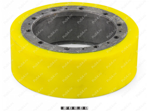 Wheel D 252 x d 206 x H 88 (restoration), Product Code 333-01-951, Polyurethane, PU54/M95/желтый, Image №1