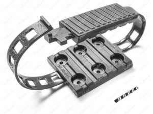 Universal clamp with square found, Product Code 33-20-015, Polyurethane, Image №1