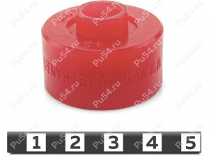Shock absorber bushing (top)., Product Code 1-03-677, Polyurethane, Image №1