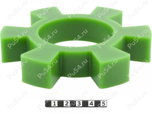 Sprocket, Product Code 33-01-1097, Polyurethane, PU54i/K80/темно-зеленый, Image №1
