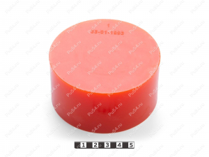 Шайба D 100 x H50, Product Code 33-01-1993, Polyurethane, PU54/M72/оранжевый, Image №1