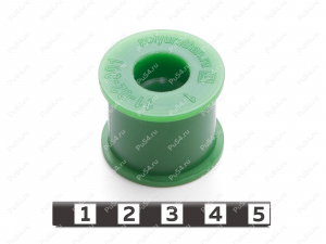 Втулка стойки стабилизатора, концевая стабилизатора, Product Code 11-02-001, Polyurethane, PU54/M80/зеленый, Image №1