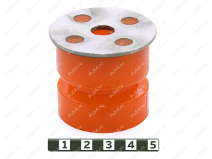Подушка кузова нижняя 1 ряд, Product Code 40-12-201, Polyurethane, PU54/M72/оранжевый, Image №3