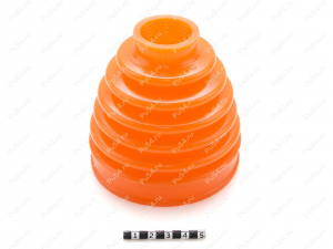 Пыльник ШРУСа внешнего переднего приводного вала, Product Code 14-05-003, Polyurethane, PU54/M72/оранжевый, Image №1