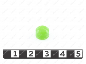 Hydraulic damper head D 9 x H 6,4, Product Code 33-01-1192, Polyurethane, PU54/M80/green, Image №1