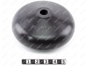 Protective cover for gearshift shaft D 77 (D32 * d10) x H 36.5, Product Code 33-01-1183, Polyurethane, PU54/E71/black, Image №1